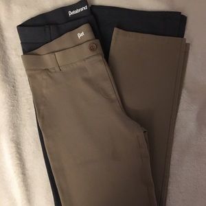 2 Pairs Betabrand dress pant-yoga pants